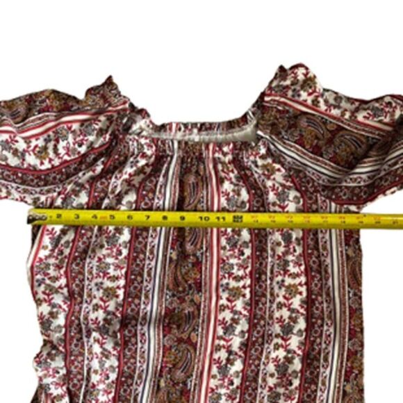 Floral Shift Off The Shoulder Dress Size S/M - Picture 8 of 10